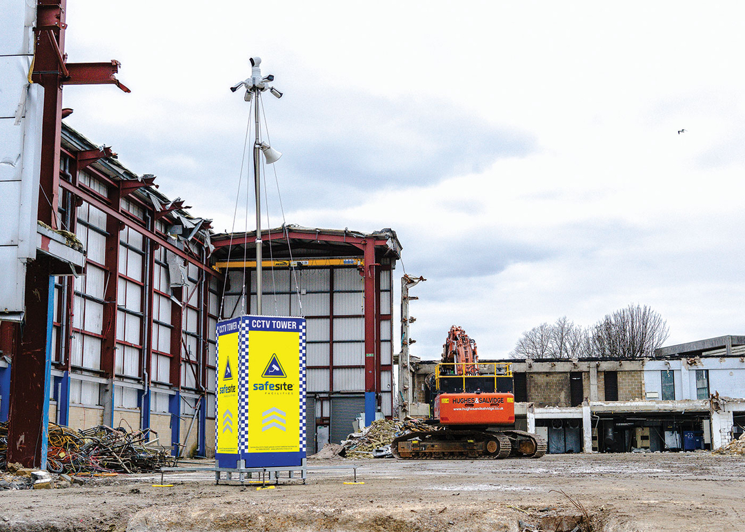 Construction Site CCTV Tower