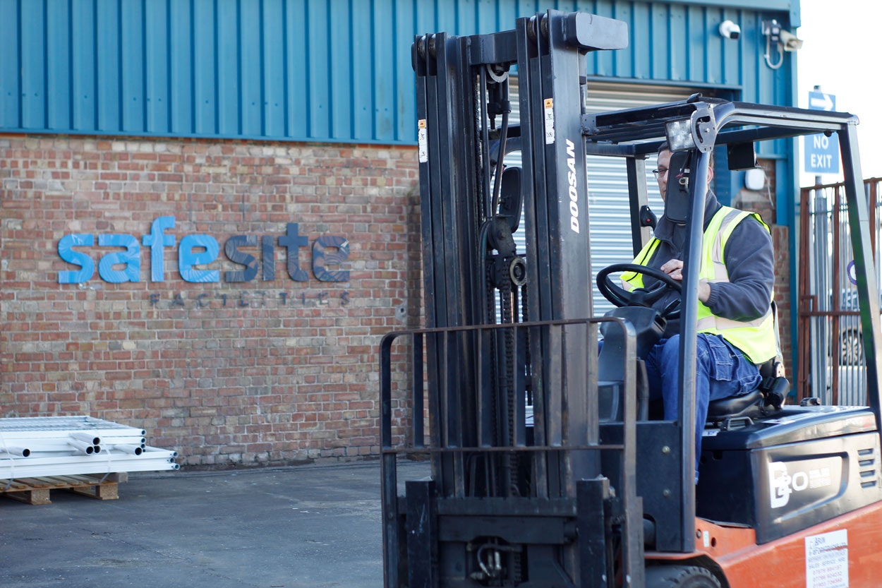 Forklift Working at SafeSite Facilities