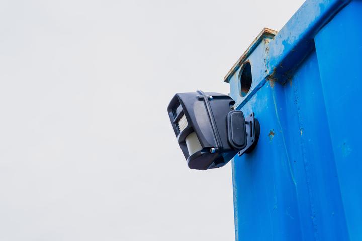 wireless alarms attached to building