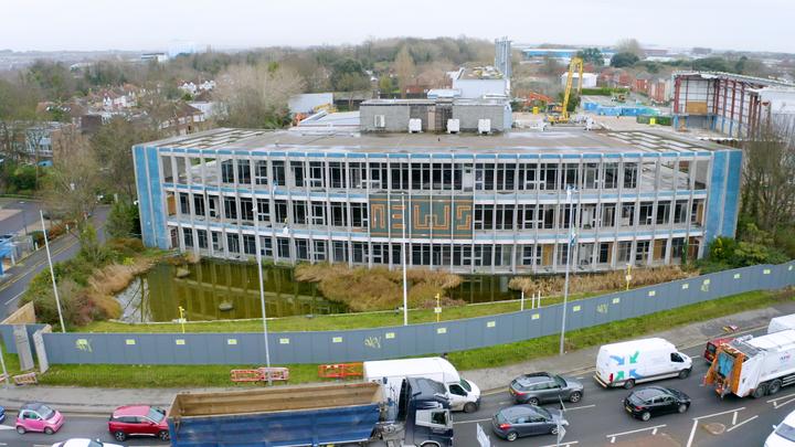 Timelapse of a Building